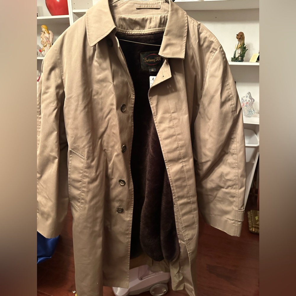 Botany 500 brown overcoat 42